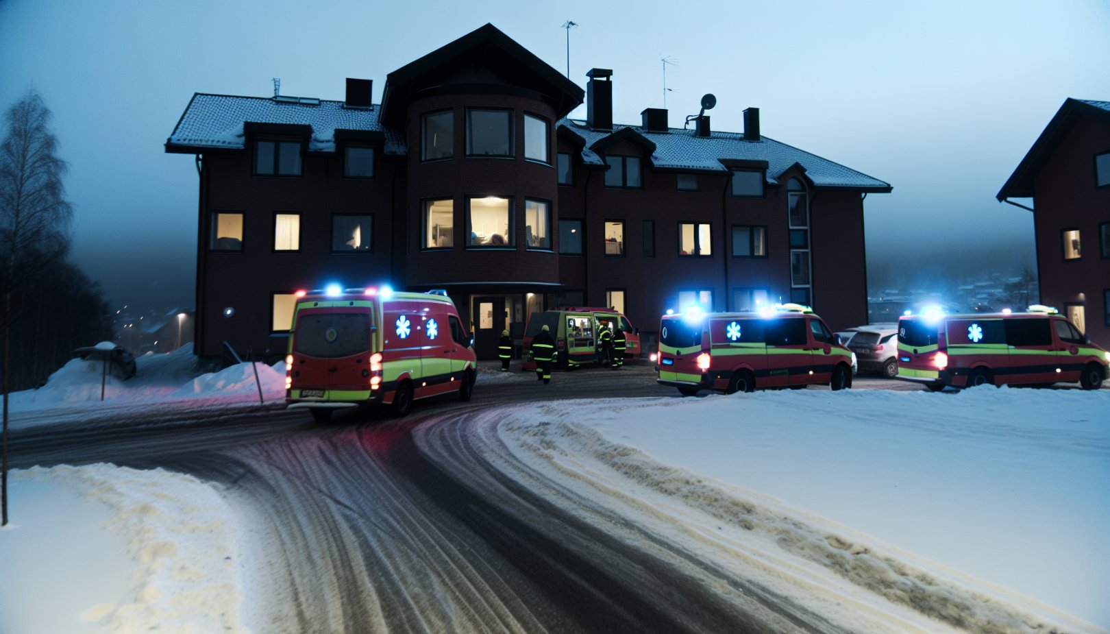 Tragedie i Mo i Rana: 14-åring antatt omkommet i dødsbrann