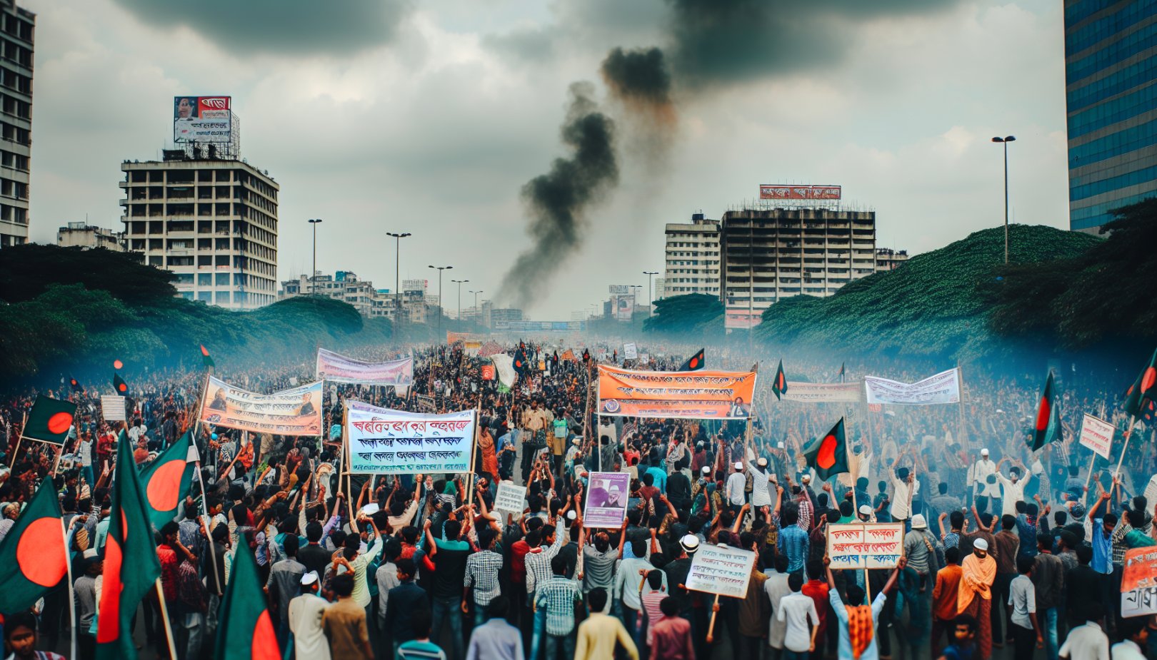 Voldelige protester i Bangladesh etter drapet på studentleder Hadi