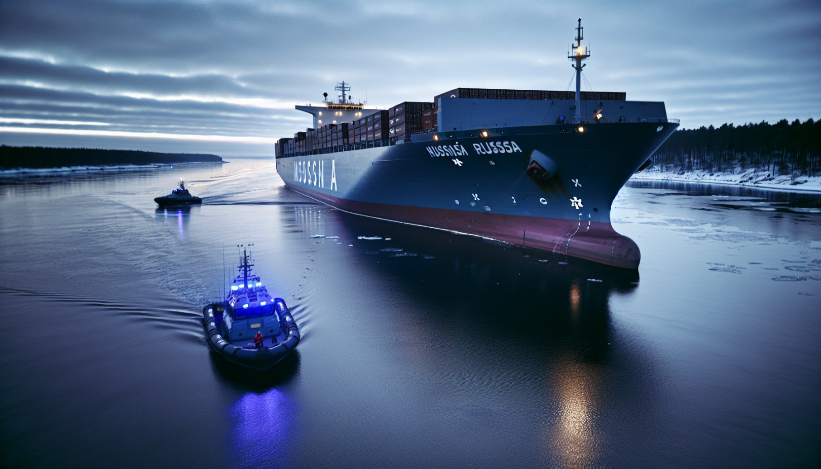 Svenske myndigheter inspiserer sanksjonert russisk skip ved Höganäs