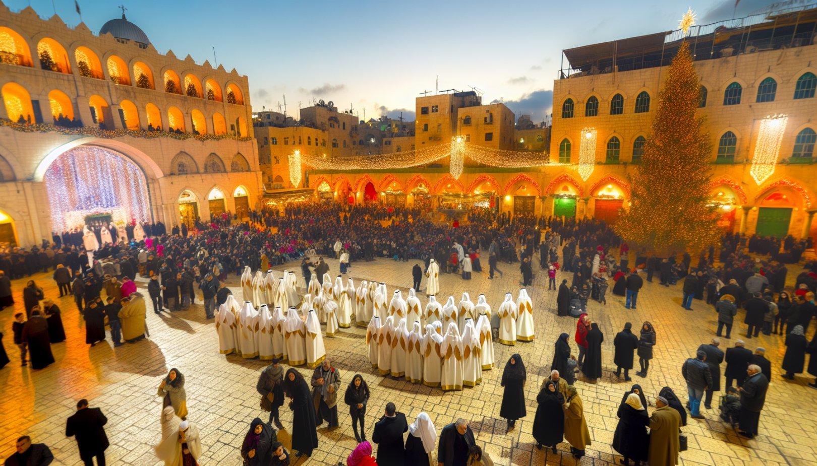 Betlehem feirer jul: Håp og glede etter to år med krig
