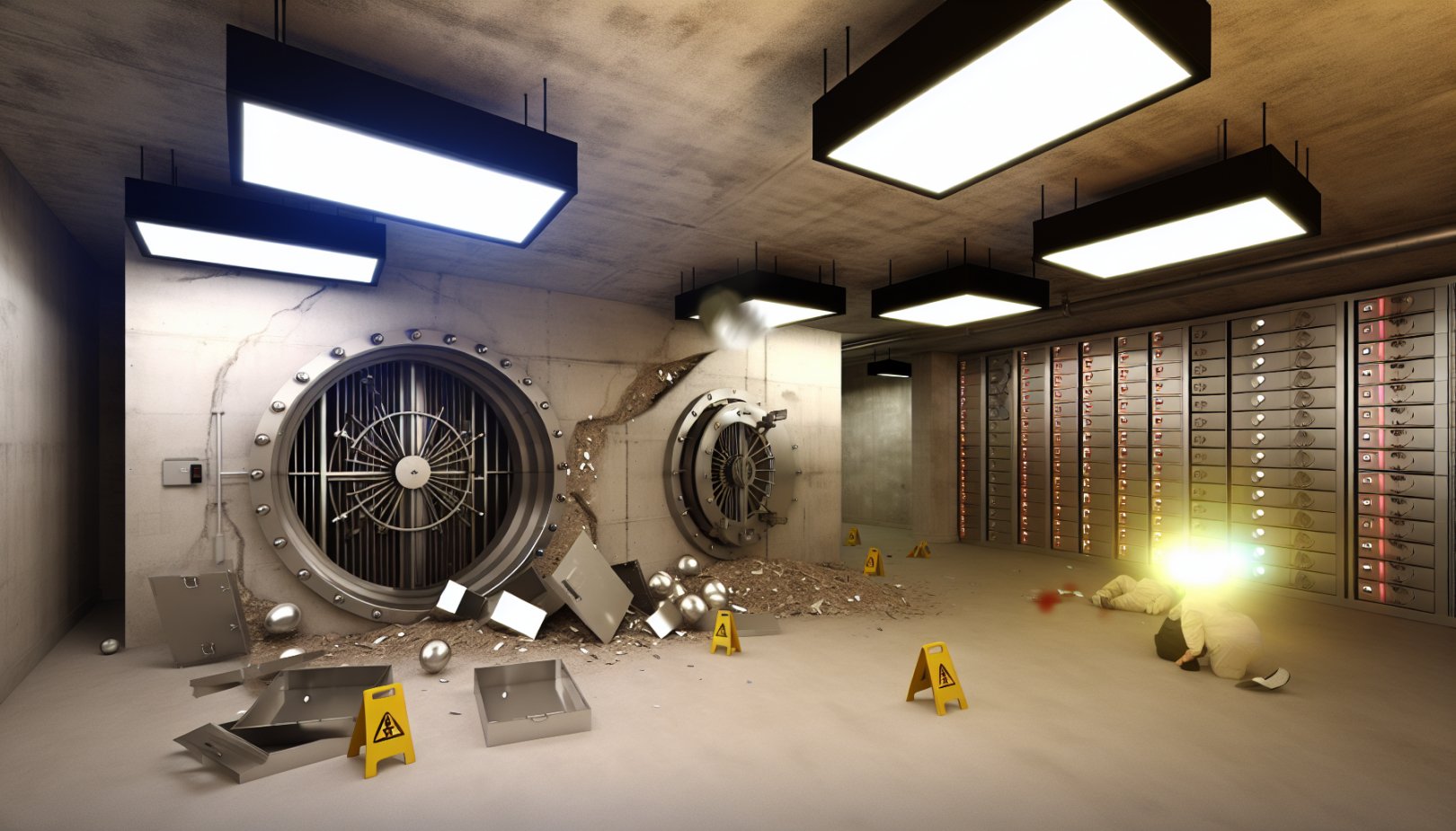 Hollywood-ran i Gelsenkirchen: Over 3.000 bankbokser sprengt opp