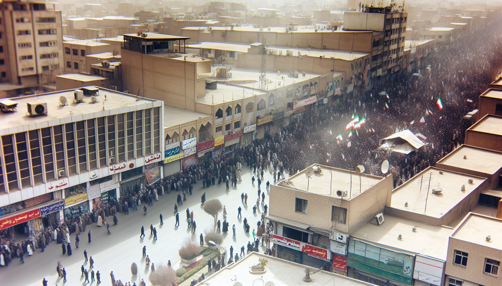 Irans økonomiske krise utløser landsomfattende protester og nedstenging