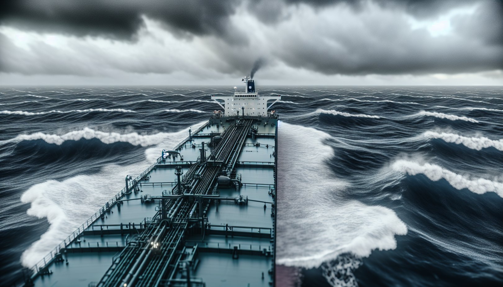 USA planlegger å stanse russisk oljetanker i dramatisk sjøkamp