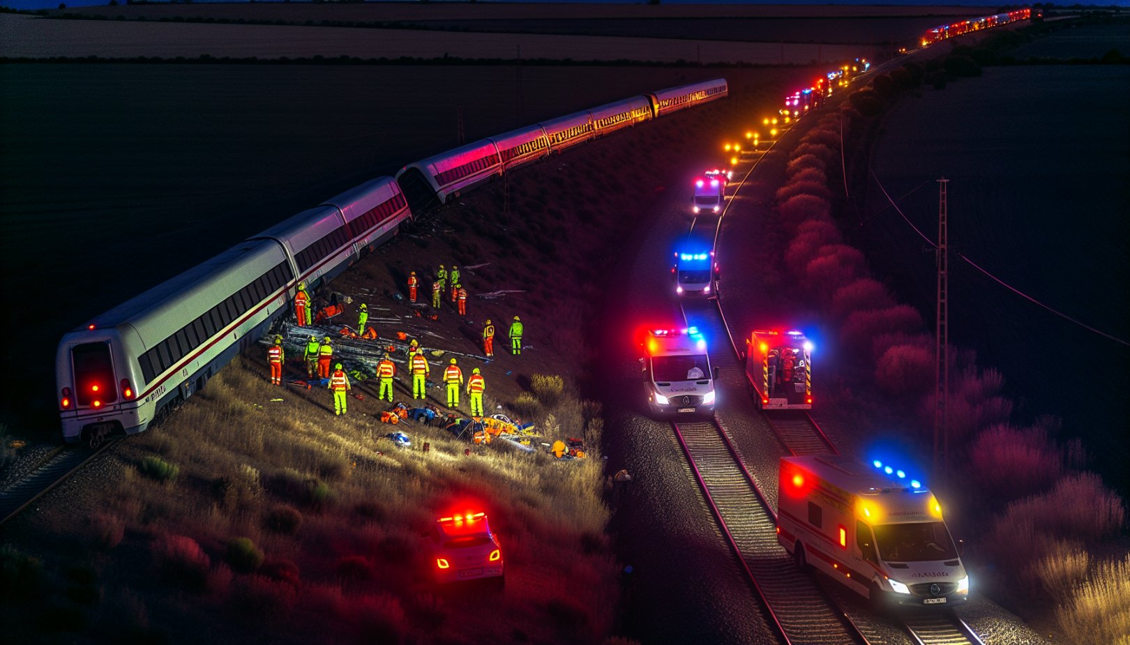 Kollisjon mellom høyhastighetstog i Spania: Minst 39 døde, kaos råder