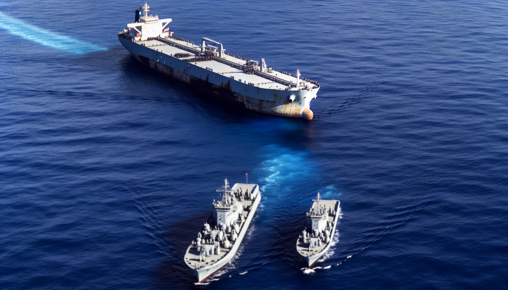 Fransk marine stopper russisk oljesmugling i Middelhavet