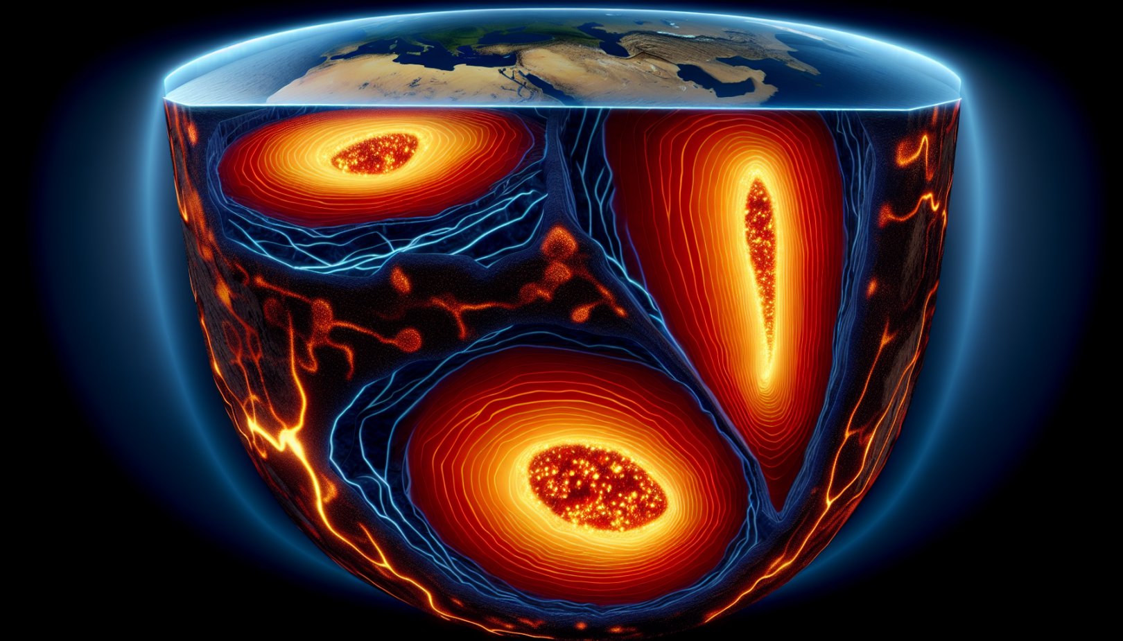 Skjulte fjell i mantelen styrer Jordens magnetfelt gjennom tidene